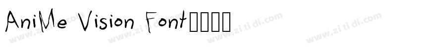 AniMe Vision Font字体转换